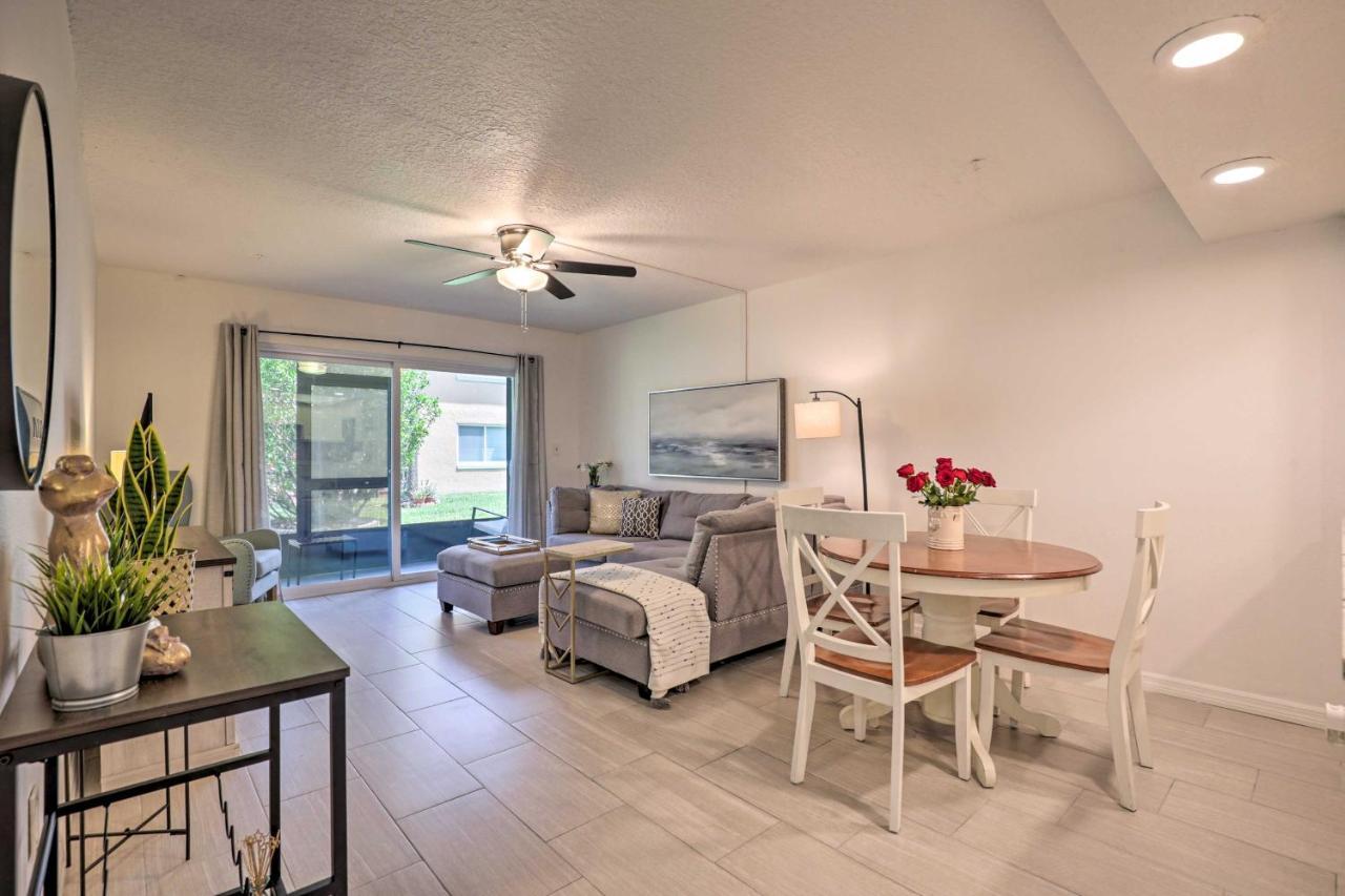 St Augustine Getaway With Porch 1 Block To Beach! Сент Августин Екстериор снимка
