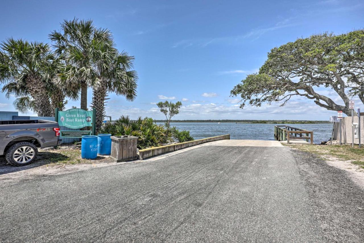St Augustine Getaway With Porch 1 Block To Beach! Сент Августин Екстериор снимка