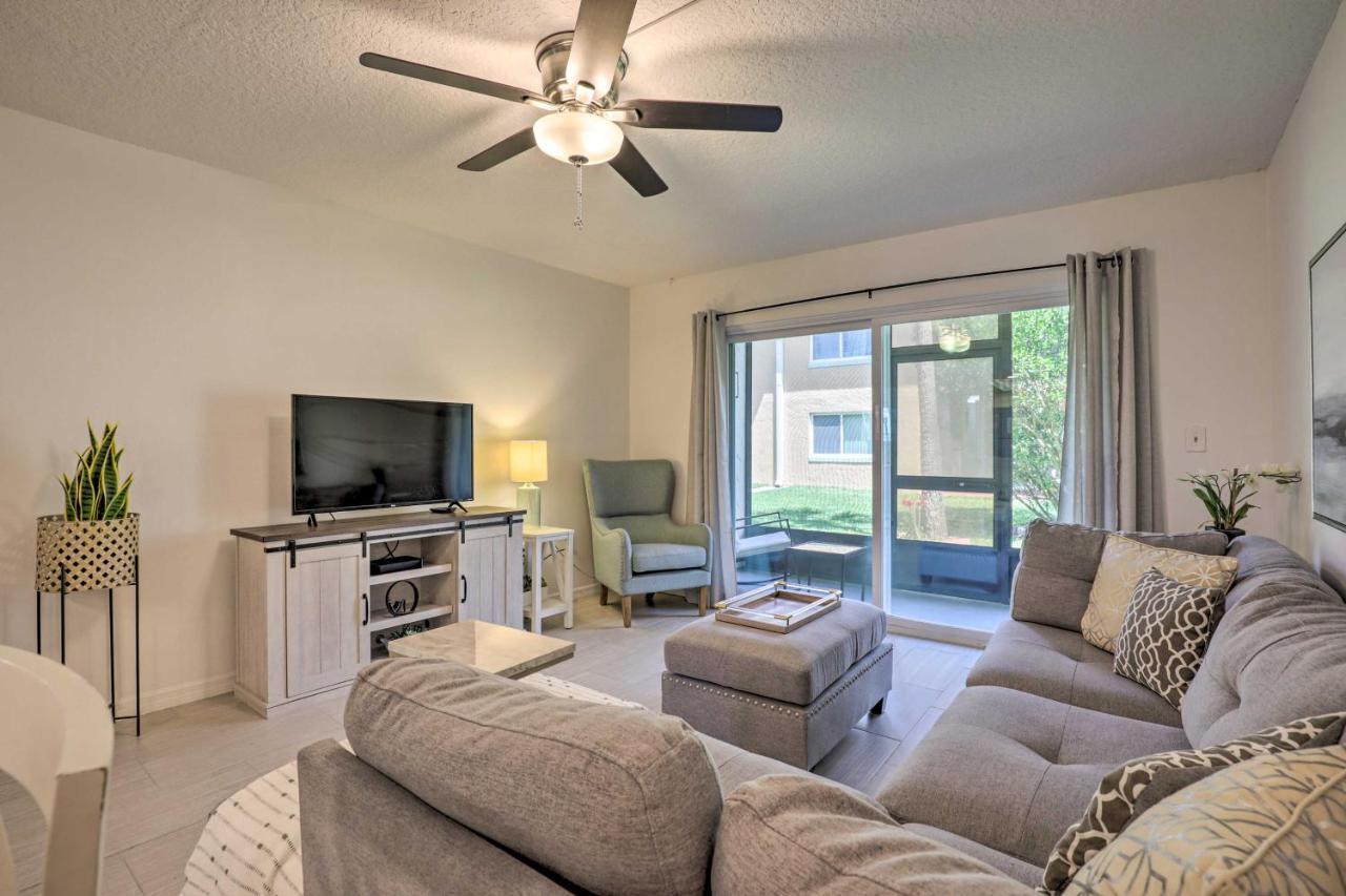 St Augustine Getaway With Porch 1 Block To Beach! Сент Августин Екстериор снимка
